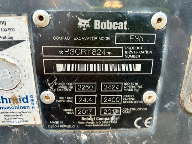 Bobcat - E35 Minibagger - Bild 13